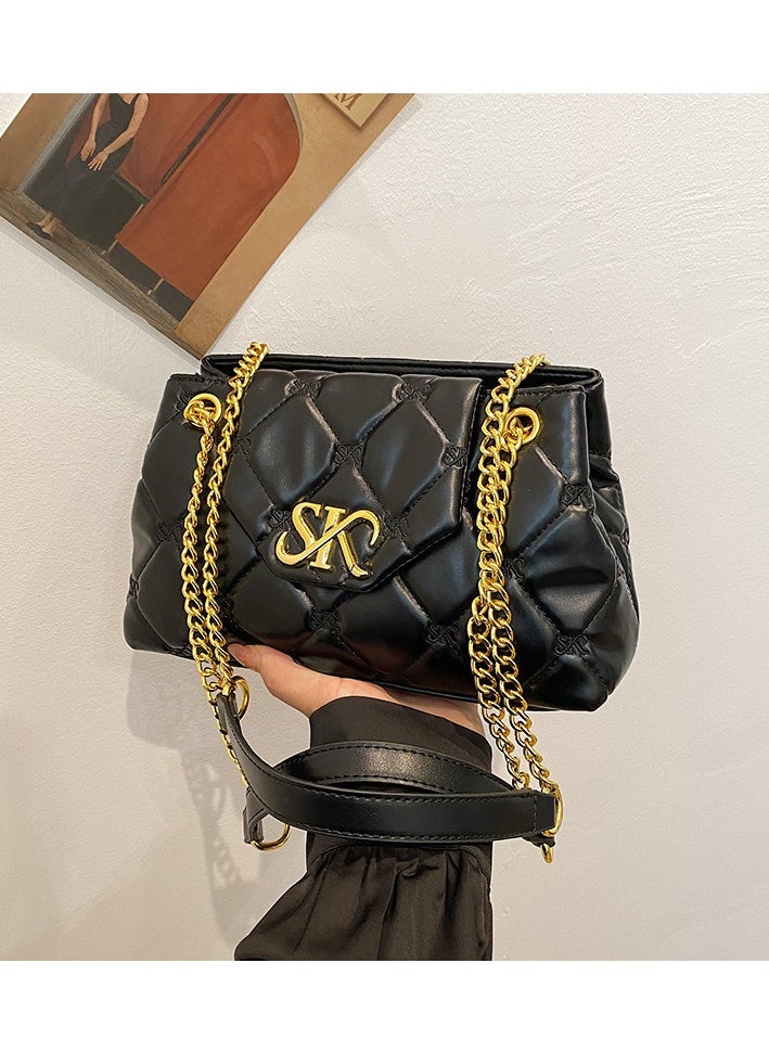 SK New Fashionable And Minimalist Hand-held Single-shoulder And Crossbody Bag 