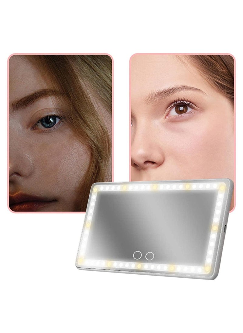 Generic - Car Sun Visor Mirror with LED-Rechargeable Touch Screen LED - Image 1