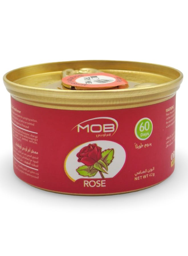 MOB  Rose Air Freshener – Long-Lasting Freshness, 60 Days, Leak-Proof, Ideal for Car, Home, and Office Use, Compact, Travel-Friendly - Image 2