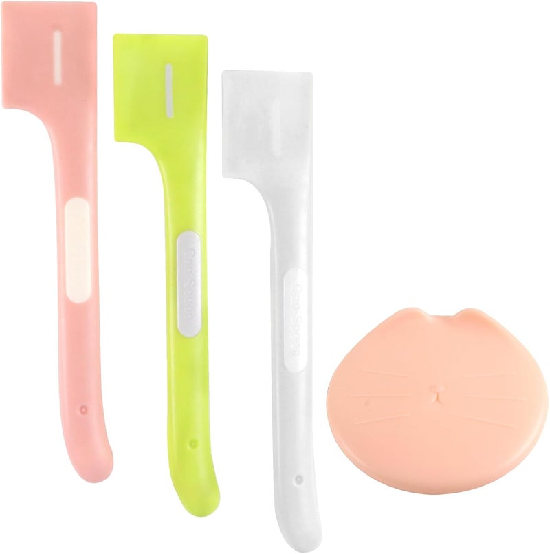 HOYDATE Pet Food Can Rubber Covers with 3Pcs Pet Wet Food Spoons Pet Food Mixing Spoons Dog Food Can Covers Lids for Pet Cat Dog Feeding Can and Wet Food Storage - Image 1