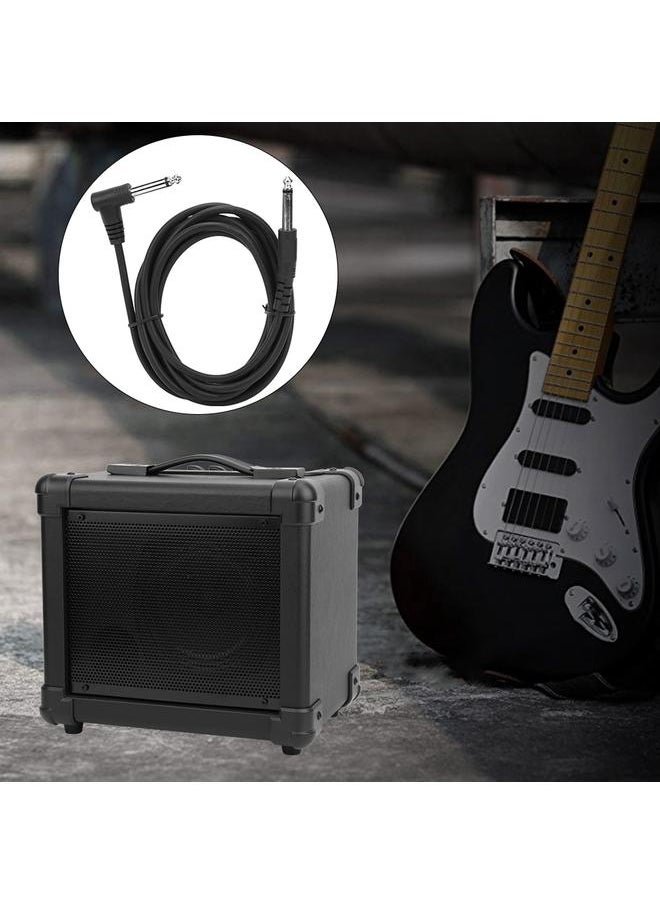 Thoraya 6.35mm Guitar Audio Cable Right Angle Connector Amplifier Wire 3 Meters/10in Length  - Image 4