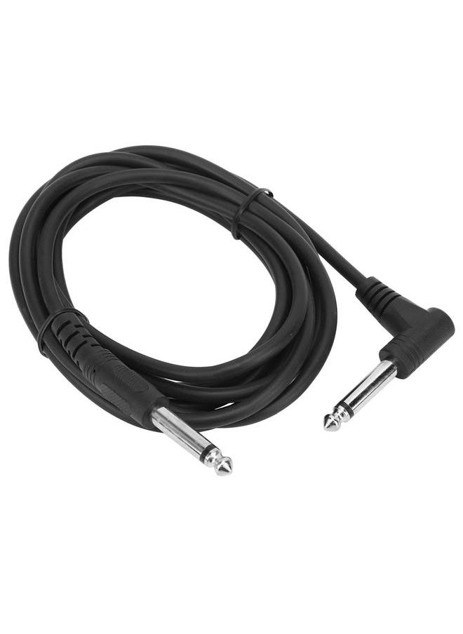 Thoraya 6.35mm Guitar Audio Cable Right Angle Connector Amplifier Wire 3 Meters/10in Length  - Image 3