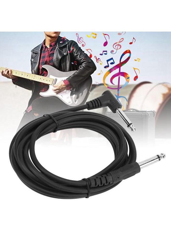 Thoraya 6.35mm Guitar Audio Cable Right Angle Connector Amplifier Wire 3 Meters/10in Length  - Image 5