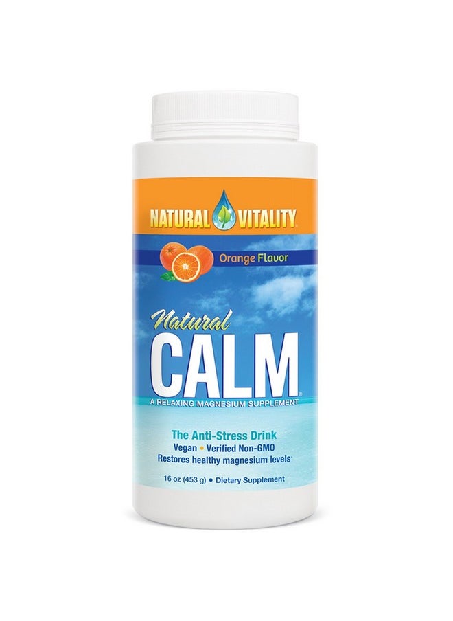 Natural Vitality - Natural Calm Orange 16 Oz - Image 1
