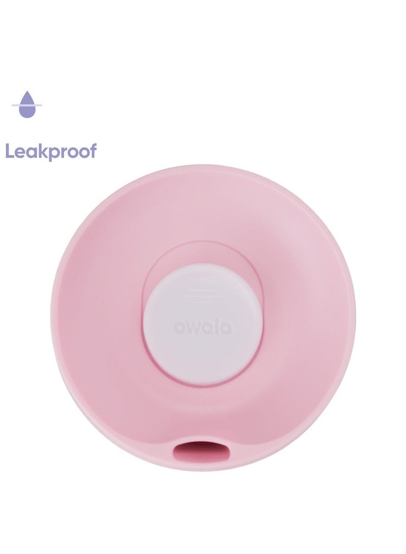 كوب قهوة SmoothSip Slider معزول من الفولاذ المقاوم للصدأ، سعة 12 أونصة، كوب قهوة مثلج قابل لإعادة الاستخدام، كوب سفر للقهوة الساخنة، خالٍ من مادة BPA - Image 3