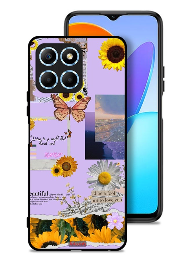 Tolwak Honor X6 Protective Case Cover Beautiful Sunflower Stickers - Image 1