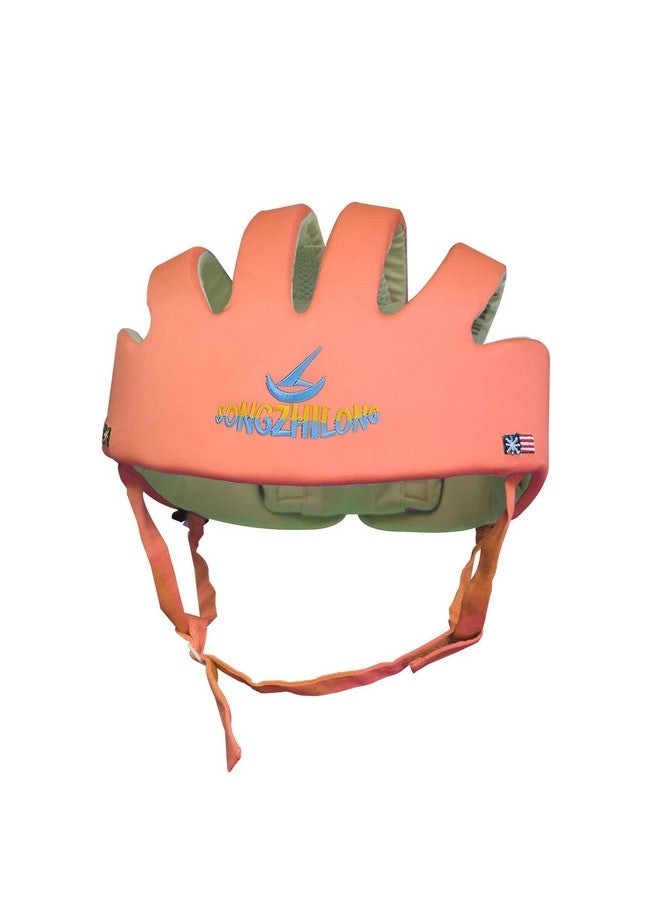 ESUPPORT Baby Adjustable Helmet Kid Soft Cushion Harnesses Cap Toddler Infant Hat When Learning To Crawl Walk Play (Orange) - Image 2