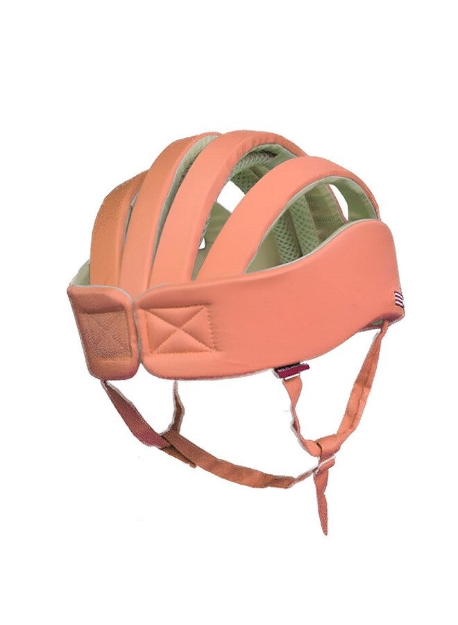 ESUPPORT Baby Adjustable Helmet Kid Soft Cushion Harnesses Cap Toddler Infant Hat When Learning To Crawl Walk Play (Orange) - Image 3