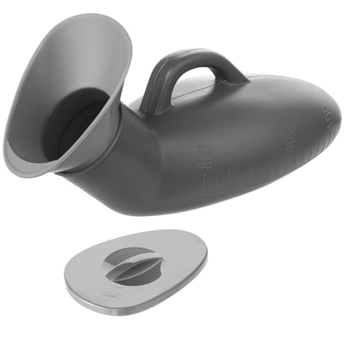 ILSSLI Urinal Bottle Urinals for Men 800ML Plastic Pee Bottle Portable Male Urinals with Spill Proof Lid for Travel Emergency and Hospital - Image 2