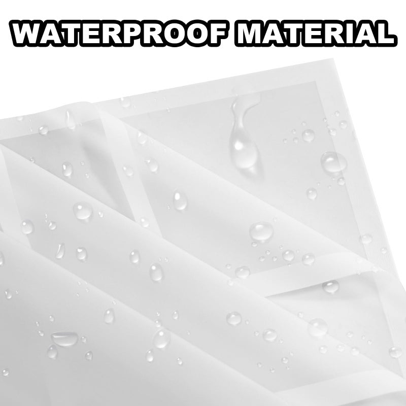DEWJDFSC 20 Sheets Flower Wrapping Paper,Waterproof Floral Korean Bouquet Wrapping Paper, Florist Supplies, Suitable for Flowers Gift Packaging (White-2) - Image 2