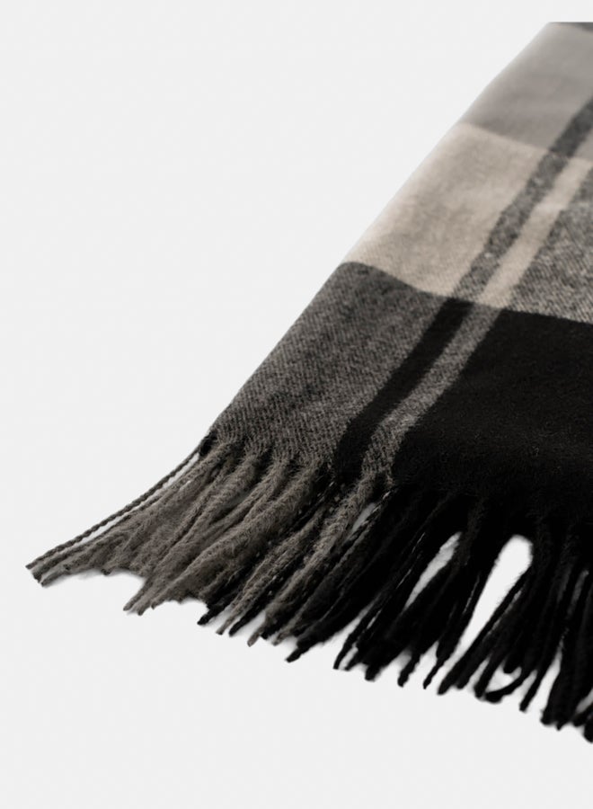 Dalydress Men Scarf Black/Grey - Image 4