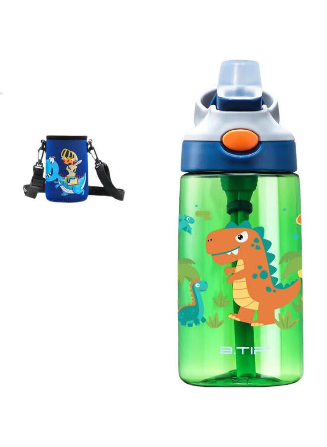 Btif Children'S Water Bottle, Portable, Sports-Resistant, Cute Straw Cup, For Boys And Girls, Students' School-Specific Cup, Large Capacity Water Bottle - Image 2