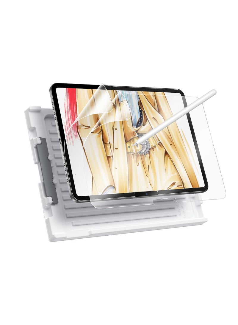 SYOSI 2 Pack Paper-Feel Screen Protector for iPad Pro 11 Inch M4 2024, Write and Draw Like on Paper, Scratch Protection with Easy Application Tray, Thin and Responsive, Easy Installation  - Image 1