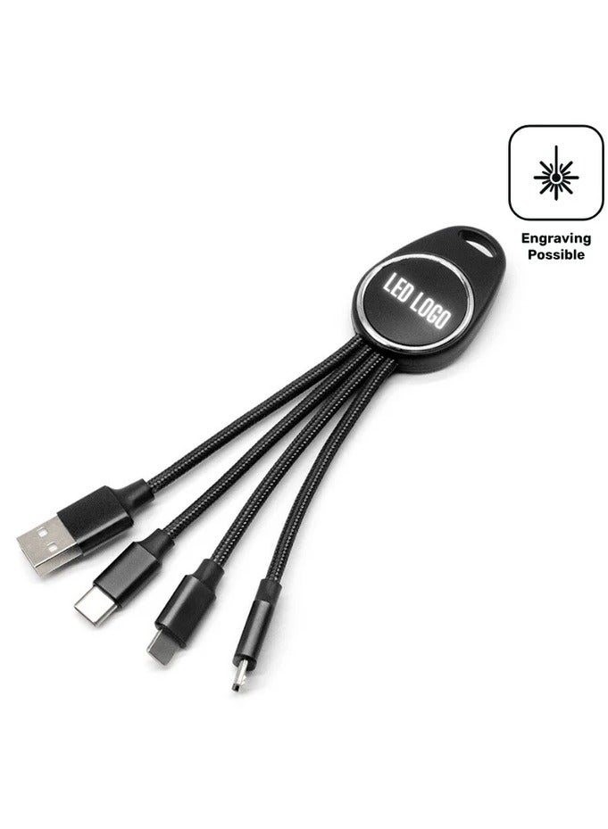 GREENMNKY USB Charging Cable 3 in 1 - Engravable - Image 1