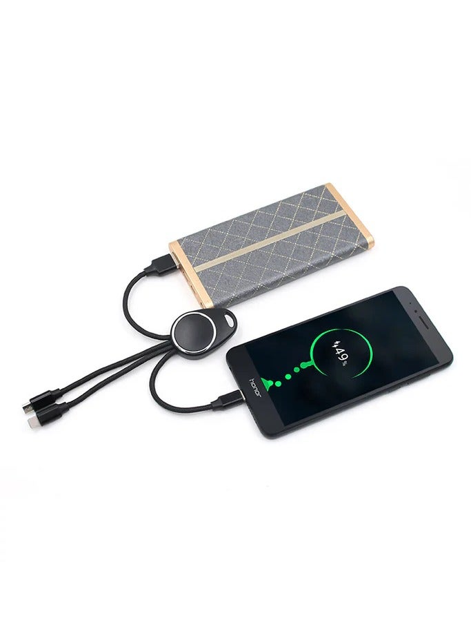 GREENMNKY USB Charging Cable 3 in 1 - Engravable - Image 3