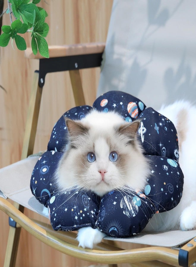ComSaf Cat Cone Collar Soft, Protective Adjustable Cat Cones to Stop Licking After Surgery, Comfortable Lightweight Elizabethan Collar for Kitten Prevent from Licking Wounds, Not Block Vision - Image 5