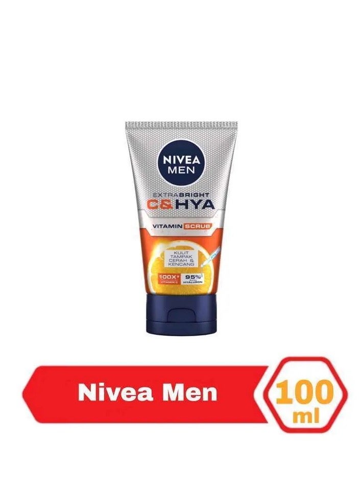 NIVEA MEN مقشر فيتامين C و HYA الإضافي 100 مل - Image 2