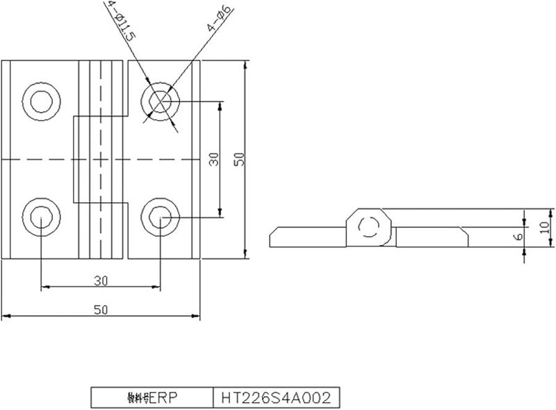 XJJ 226 2A Heavy Equipment Switchgear Hinge 304 Stainless Steel Distribution Cabinet Door - Image 4