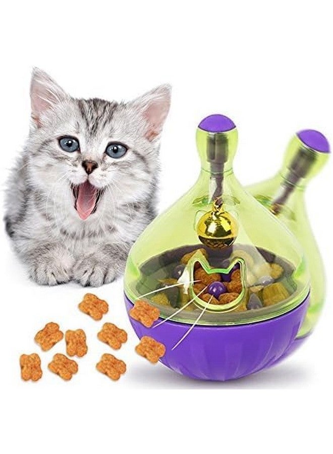 كرة التغذية البطيئة وموزع المكافآت التفاعلية من شركة Shaking Q Pet لتسلية الحيوانات الأليفة وصحتها (متعددة الألوان) - Image 1