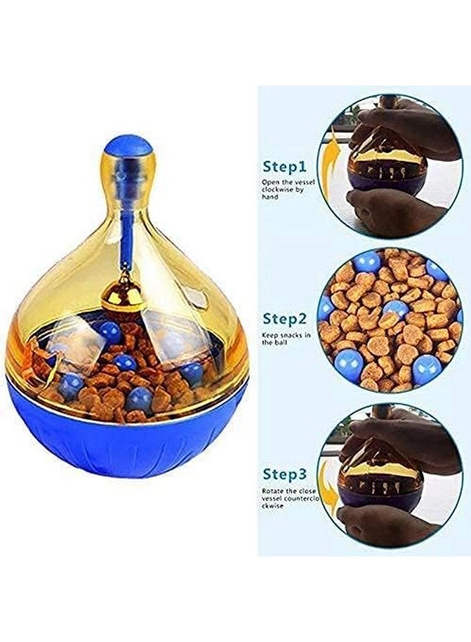 كرة التغذية البطيئة وموزع المكافآت التفاعلية من شركة Shaking Q Pet لتسلية الحيوانات الأليفة وصحتها (متعددة الألوان) - Image 4