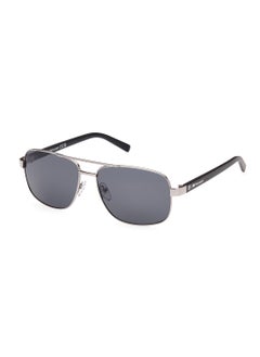 Men's Polarized Rectangular Shape Metal Sunglasses BS003915D57 - Lens Size: 57 Mm - Matte Light Ruthenium - pzsku/Z50756272A507D2B2F6FFZ/45/_/1723027266/588d1df4-01b7-4fa8-99c1-1817ed60ae40