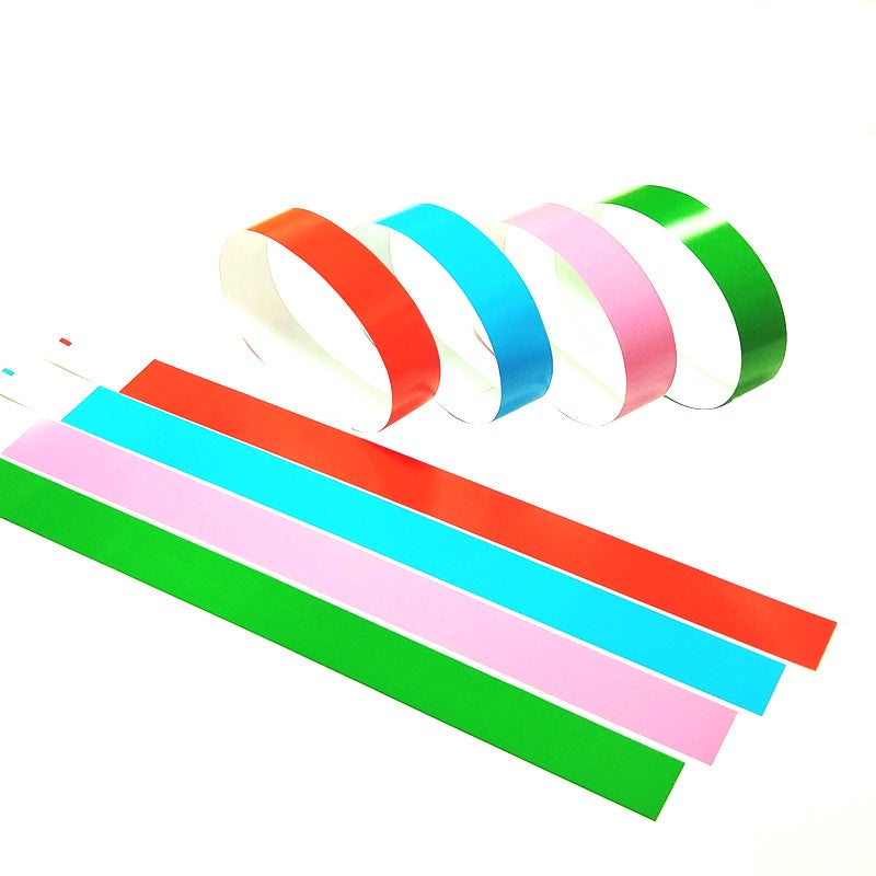 Waterproof And Tear-Resistant Synthetic Paper Wristbands For Amusement Parks, Suitable For Printing Serial Numbers And Qr Codes, Pet Wristbands - Image 4