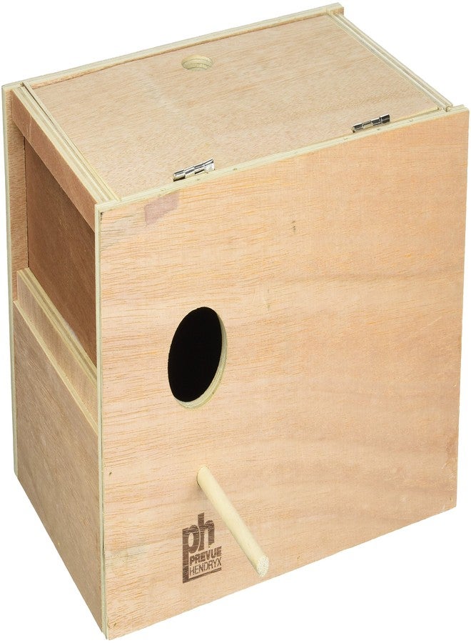 PH Prevue Hendryx صندوق تعشيش خارجي متوسط الحجم من بريفيو بيت برودكتس BPV1105 للببغاء - Image 1