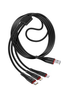 Totulife SMART Series Car Charger QC + 3in1 Cable - Black  - Image 4