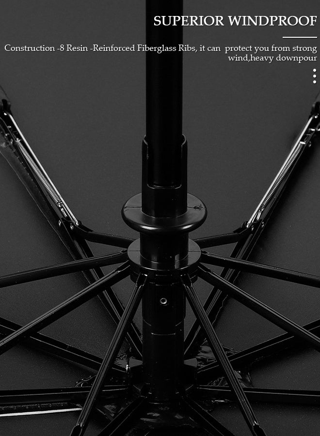 DUNISO Sun Protection Umbrella,UPF 50+,Travel Umbrella UV Protection Sun 99%,Sunscreen Sun Umbrella Women's Sun and Rain dual-use Folding umbrella Automatic Open - Image 3