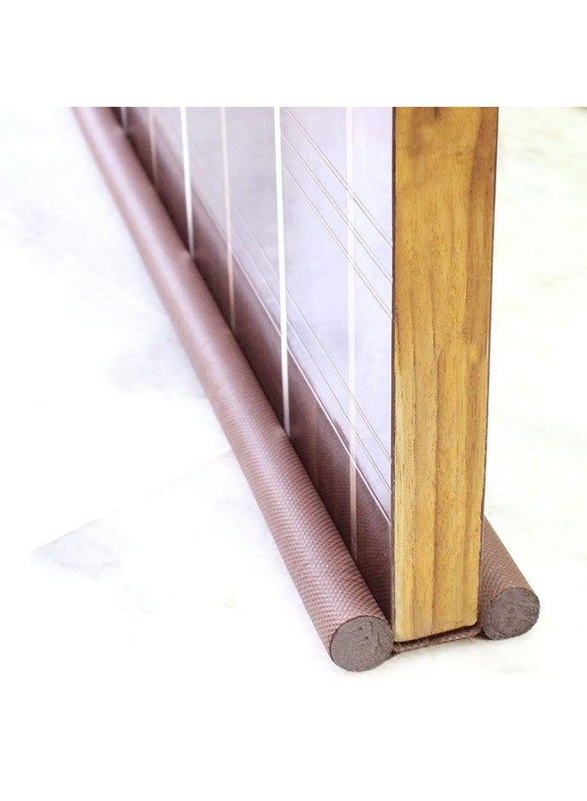Rylan PVC Door Guard (39 Inches, Pack of 3 Brown) Gap Filler for Door Bottom Seal Strip - Sound-Proof, Reduce Noise, Energy Saving Door Stopper for Reduce Door Dust, Insects Protector - Image 2