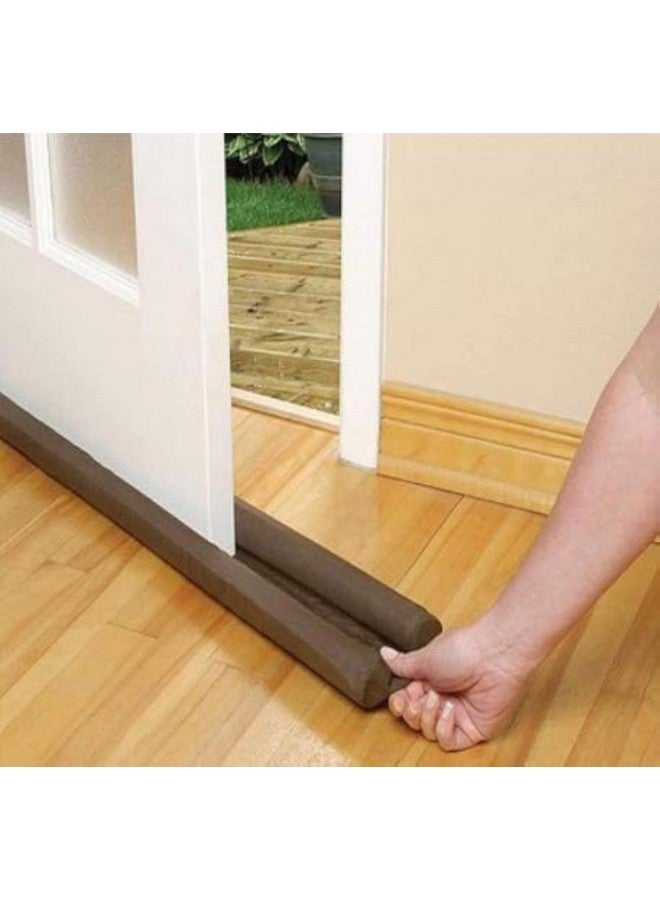 Rylan PVC Door Guard (39 Inches, Pack of 3 Brown) Gap Filler for Door Bottom Seal Strip - Sound-Proof, Reduce Noise, Energy Saving Door Stopper for Reduce Door Dust, Insects Protector - Image 1