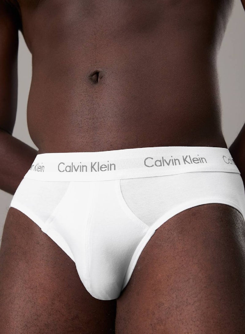 CALVIN KLEIN Cotton Stretch Hip Brief - 3 Pack - Image 4