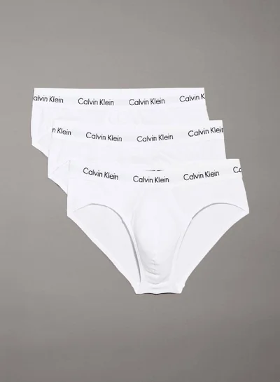 CALVIN KLEIN Cotton Stretch Hip Brief - 3 Pack