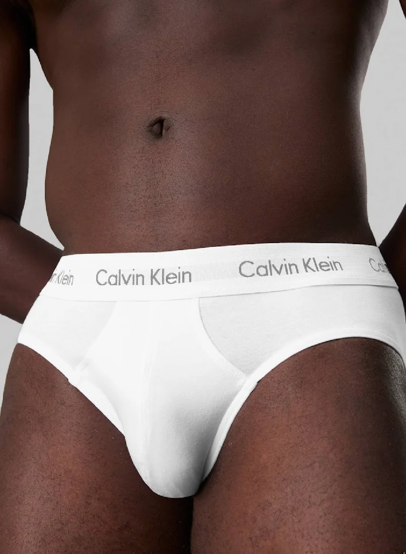 CALVIN KLEIN Cotton Stretch Hip Brief - 3 Pack