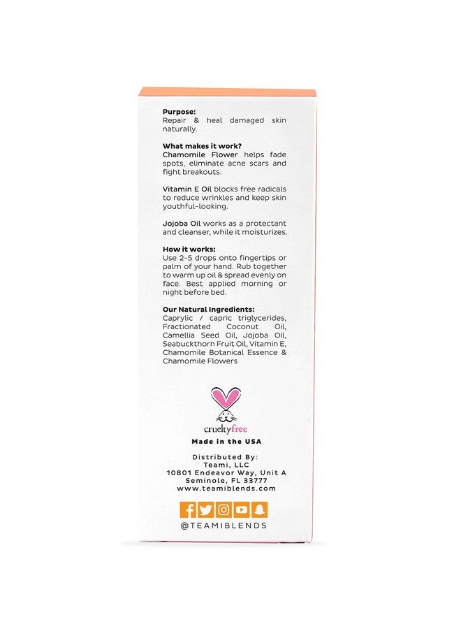 teami Teami Repair Jojoba Face Oil for Women with Coconut Oil, Camellia Seed & Vitamin E Oil for Skin - Facial Oil Cleanser for Sensitive, Normal, Oily & Dry Skin (2oz) - Image 5