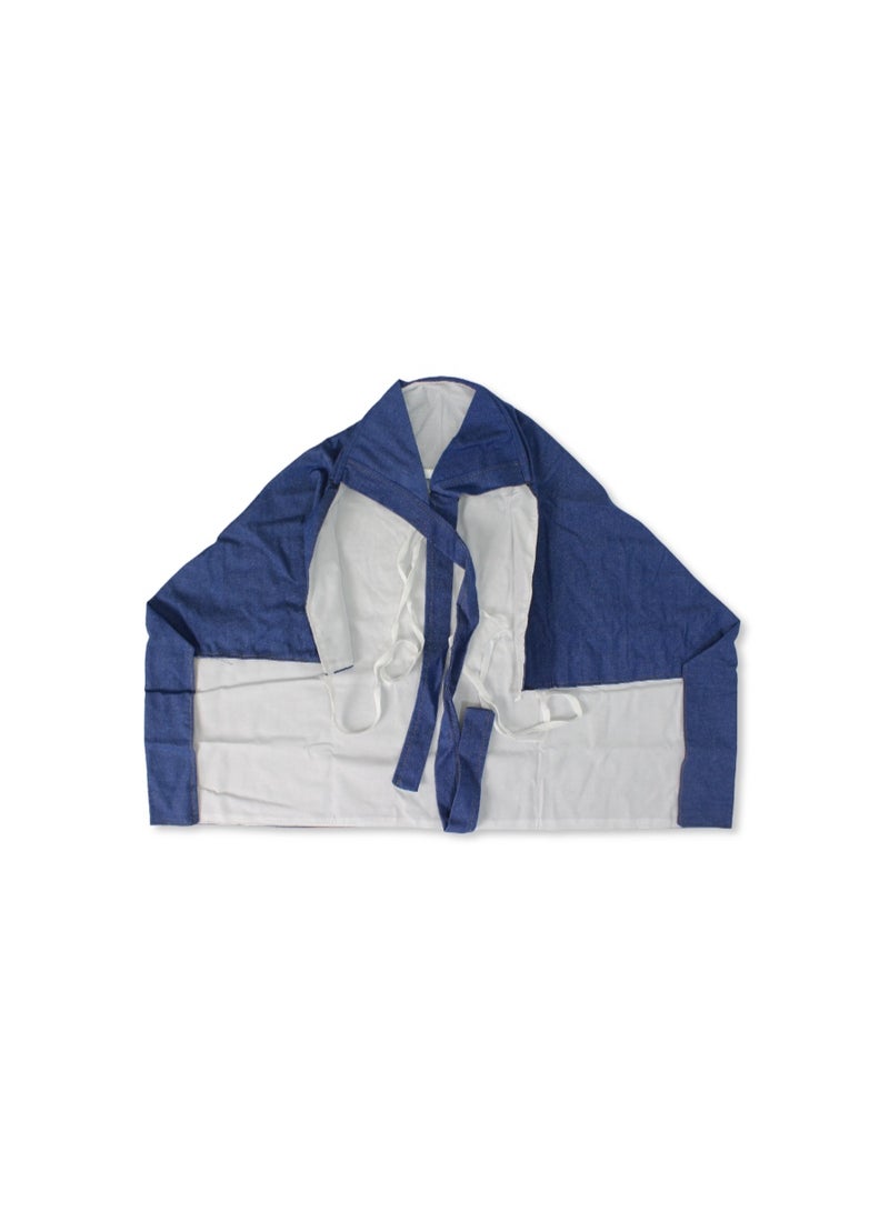 Kiddy Breastfeeding Cover – Blue with Tree Print - Image 1