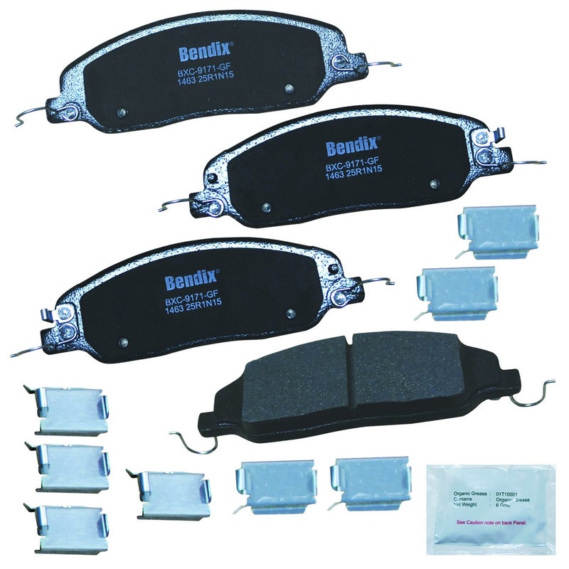 Bendix Priority1 CFC1463 Ceramic Front Brake Pads for Ford Mustang 2012-2011 - Image 5