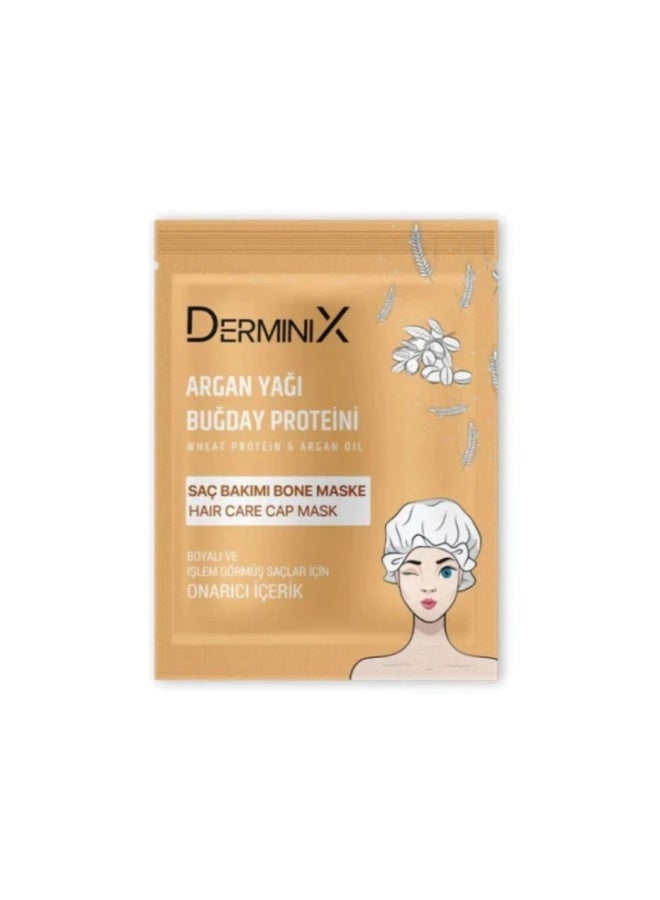 Derminix Argan Oil & Wheat Protein Hair Care Cap Mask 50g