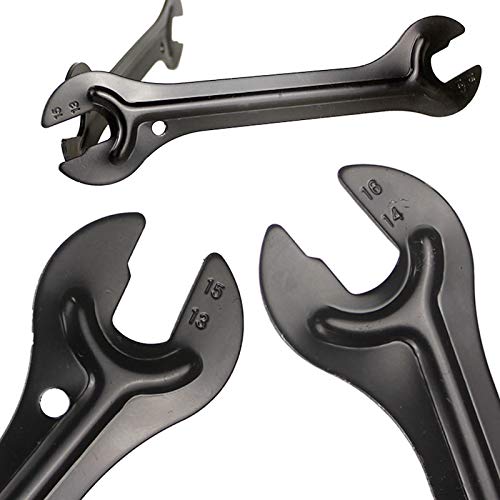 Freefly Free-fly 2 PCS Bicycle wheel Hub Axle Cone Adjuster Wrench Pedal Spanner Removal Repair Tool 13,14,15,16mm - Image 2