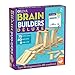 MindWare Keva Brain Builders Deluxe STEM Building Toy Includes 75 KEVA Planks 40 Puzzle Cards 8 Design Cards 3D Building Skills for Kids Ages 7 - Image 3