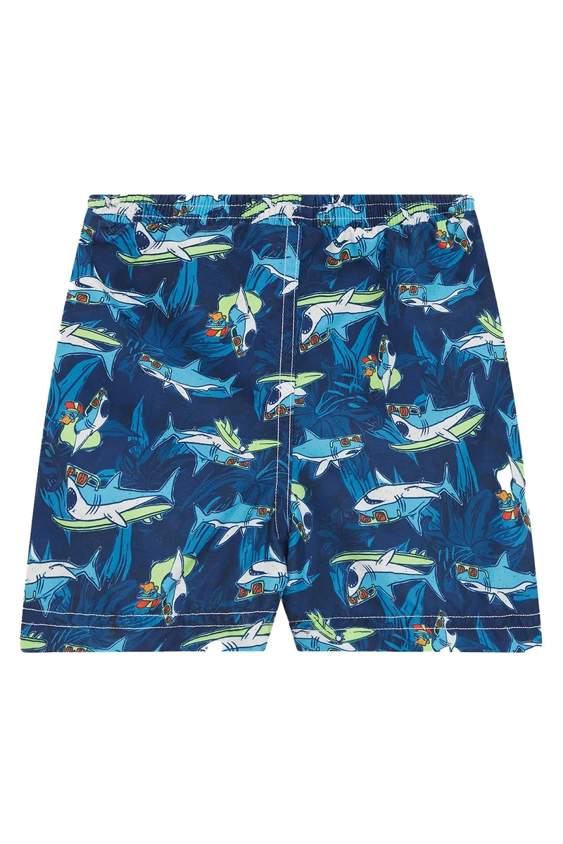 COEGA SUNWEAR COEGA Boys Baby Swim Boardshorts - Navy Sharks