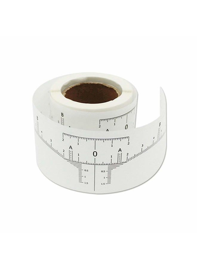 HOTWE Eyebrow Ruler Sticker for Microblading - Disposable Adhesive Eyebrow Measurement Stencil for Tattooing - brow Makeup Tools (50Pcs of Pack) - Image 5