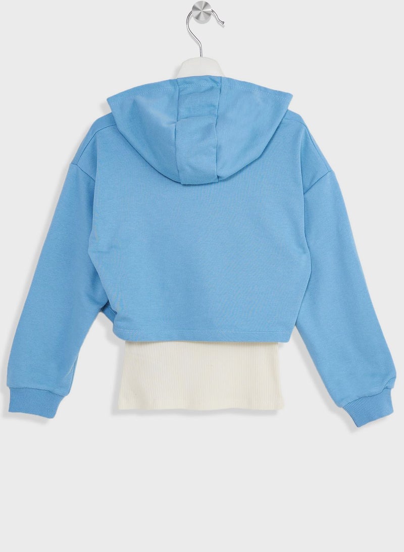 DeFacto Girl Oversize Fit Sweat Shirt - Image 2