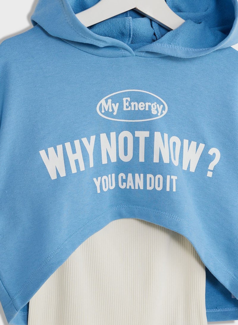 DeFacto Girl Oversize Fit Sweat Shirt - Image 3