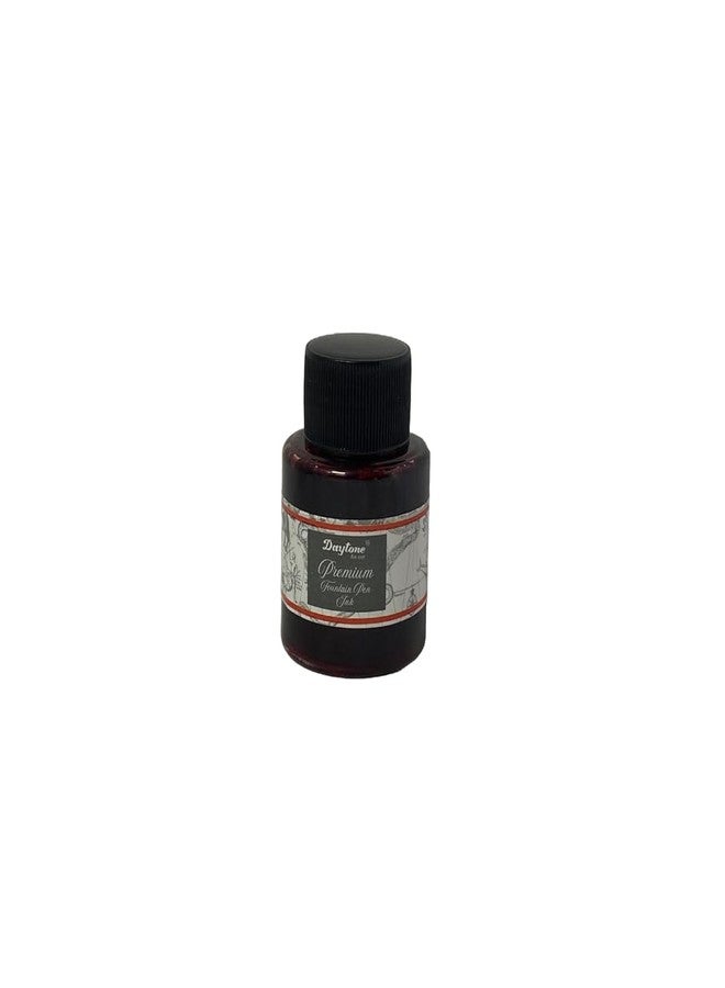 Daytone Premium Fountain Pen Ink (Cadmium Red, 30 ml Bottle) - Image 1