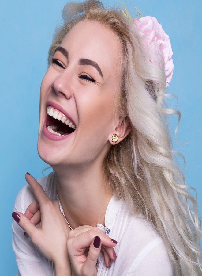 HAUTOCO 200pcs 10mm Glass Cabochons Round Clear Cabochons Dome Tiles for Earring Necklace Pendant Ring Keychain DIY Craft Jewelry Making - Image 4