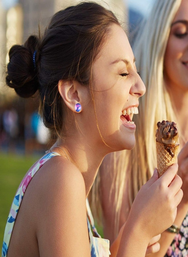 HAUTOCO 200pcs 10mm Glass Cabochons Round Clear Cabochons Dome Tiles for Earring Necklace Pendant Ring Keychain DIY Craft Jewelry Making - Image 5