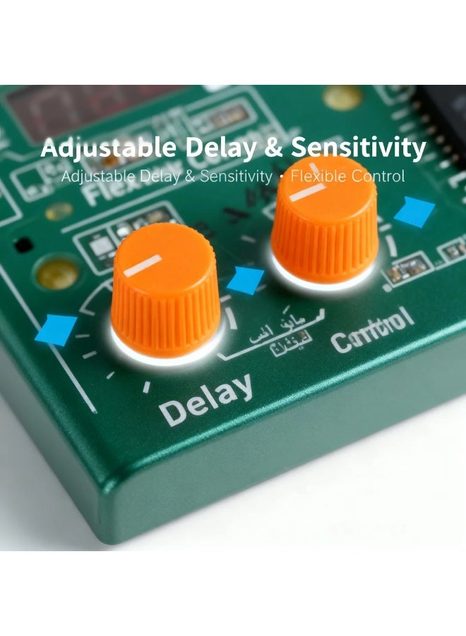 robotgcc HW-416 PIR Motion Sensor Module | Infrared Human Body Detector with Imported Lens | Adjustable Sensitivity & Delay | Arduino ESP32 Raspberry Pi Compatible | Industrial Automation Security Lighting Smart Home DIY Projects - Image 5