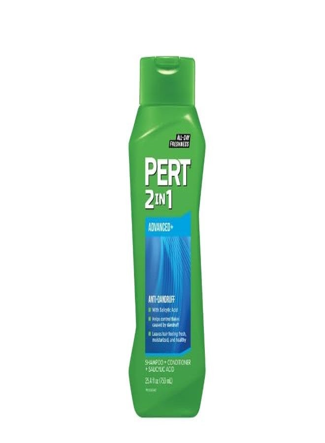 Pert Plus 2 in 1 Shampoo + Conditioner Dandruff Control 25.40 oz (Pack of 5) - Image 3