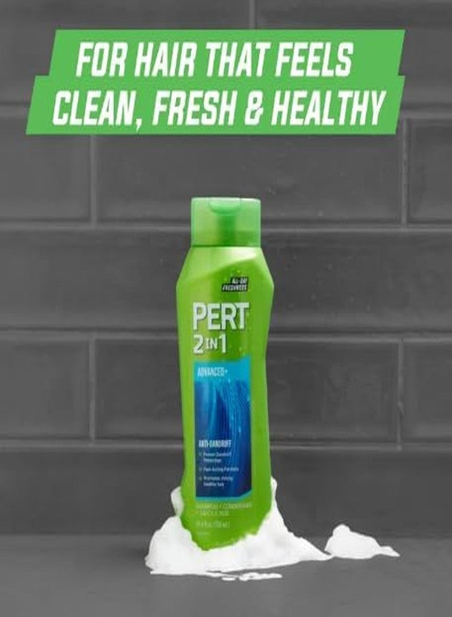 Pert Plus 2 in 1 Shampoo + Conditioner Dandruff Control 25.40 oz (Pack of 5) - Image 2